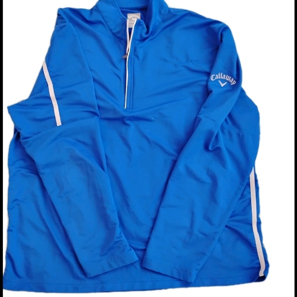 Callaway Blue Quarter-Zip Pullover
